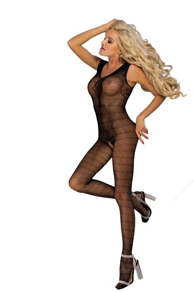 LivCo Corsetti Bodystocking schwarz – Elastischer, figurbetonter Einteiler S/L