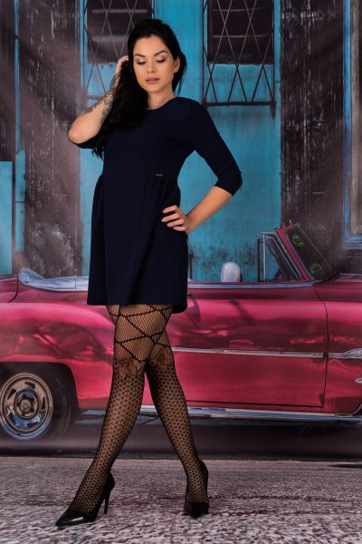 LivCo Corsetti Netzstrumpfhose schwarz – Feinmaschige modische Tights