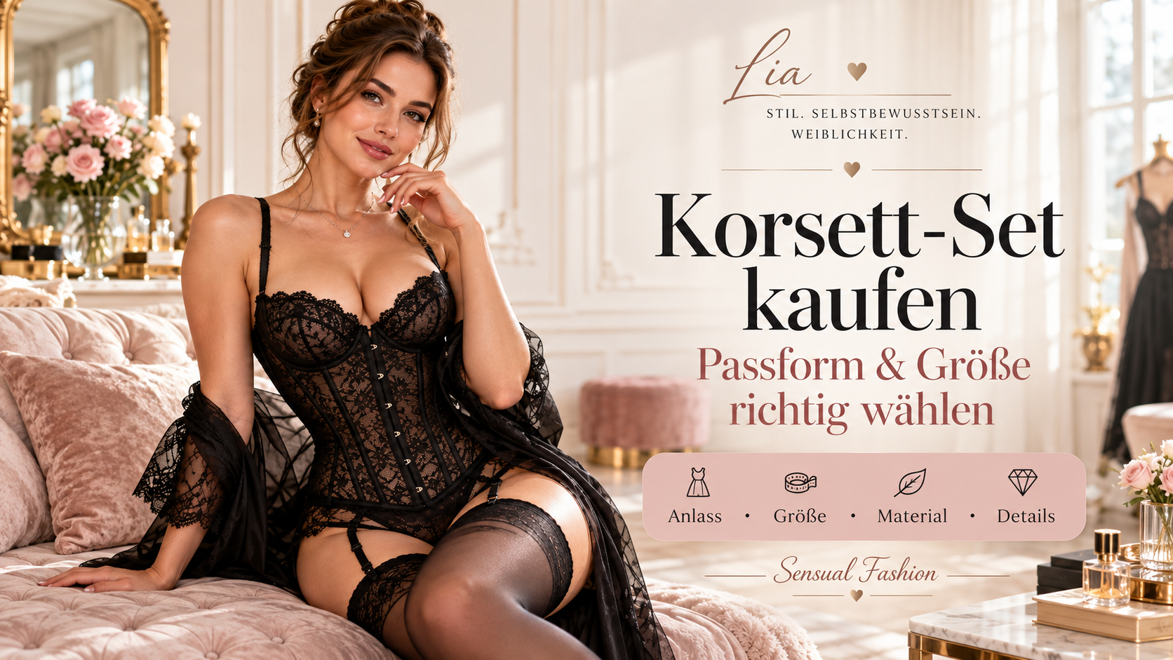 Beraterin in einer Dessous-Boutique